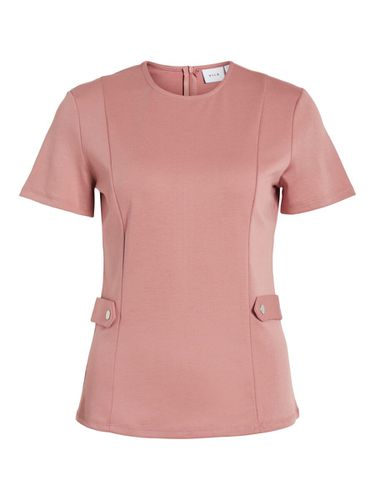 Detailed Short Sleeved Top - Vila - Modalova