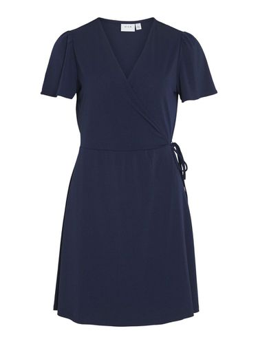 Short Sleeved Wrap Dress - Vila - Modalova