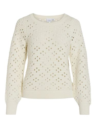 Boatneck Knitted Pullover - Vila - Modalova