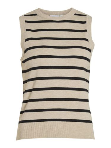 Striped Knitted Vest - Vila - Modalova