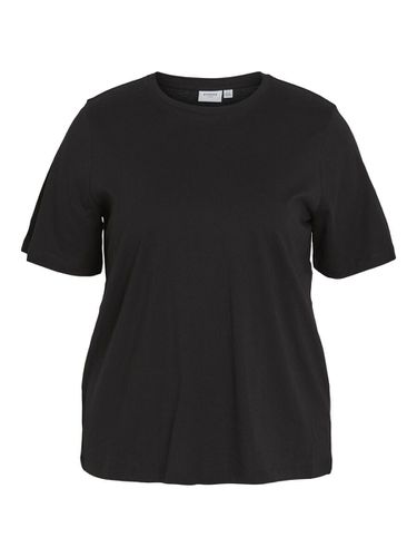 Curve - Round Neck T-shirt - Vila - Modalova