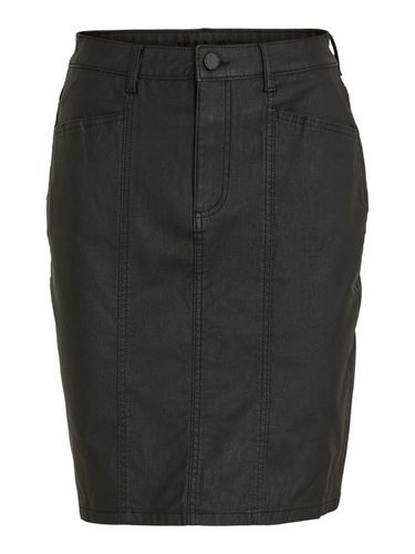 High Waist Coated Skirt - Vila - Modalova