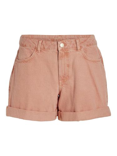 Cotton Denim Shorts - Vila - Modalova