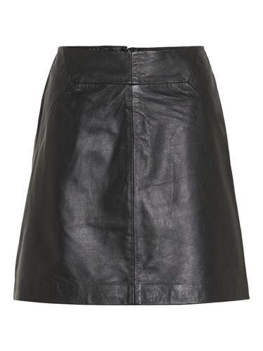 Leather Mini Skirt - Vila - Modalova