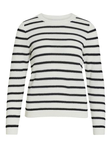 Striped Knitted Jumper - Vila - Modalova