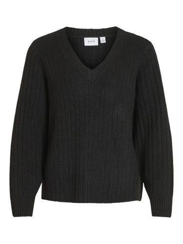 V-neck Knitted Pullover - Vila - Modalova