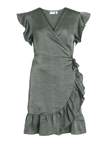 Short Sleeve Wrap Dress - Vila - Modalova