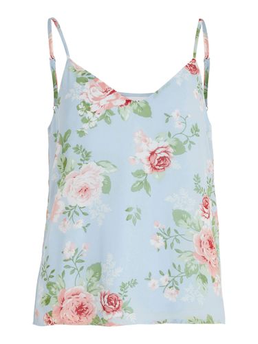 Floral Strap Top - Vila - Modalova