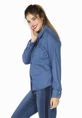 Blouse denim stretch - Miss Y (MY) - Modalova