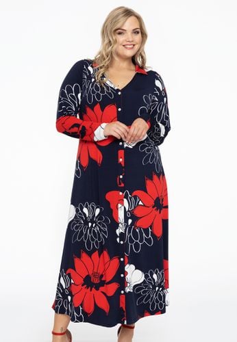 Kleid mit Strassknöpfen POPPY - Black Label (BL) - Modalova