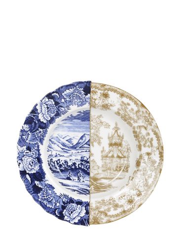 Plato De Sopa Hybrid Sofronia De Porcelana - SELETTI - Modalova