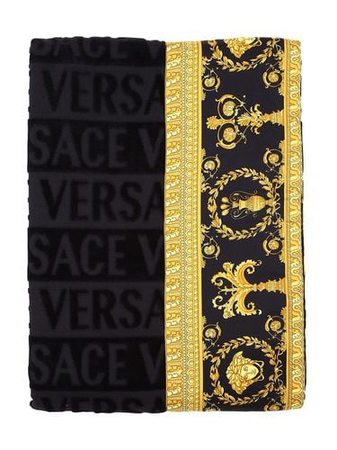 Toalla De Playa Barocco & Robe Estampada - VERSACE - Modalova