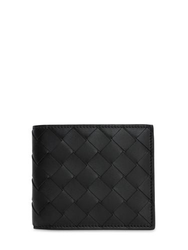 Intrecciato Leather Bi-fold Wallet - BOTTEGA VENETA - Modalova