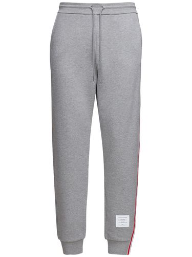 Bar Cotton Sweatpants - THOM BROWNE - Modalova