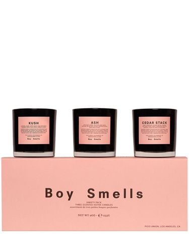 Set: Drei 85g Duftkerzen - BOY SMELLS - Modalova