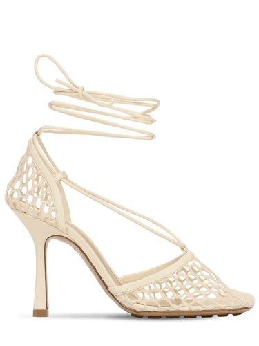 Mm Hohe Pumps Aus Stretch-mesh Und Leder - BOTTEGA VENETA - Modalova