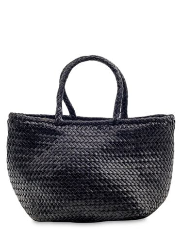 Grace Small Woven Leather Basket Bag - DRAGON DIFFUSION - Modalova