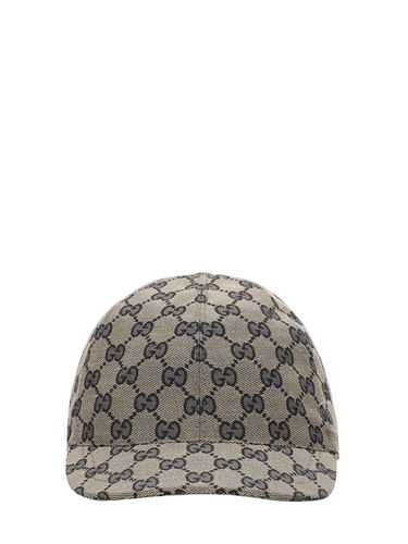 Gorra Trucker De Lona De Algodón - GUCCI - Modalova