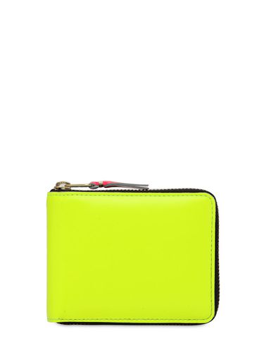 Brieftasche Aus Leder "super Fluo" - COMME DES GARÇONS WALLET - Modalova