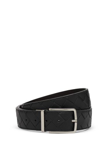 Cm Intreccio Reversible Leather Belt - BOTTEGA VENETA - Modalova