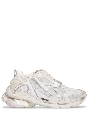 Mm Sneakers Aus Mesh Und Kunstleder "runner" - BALENCIAGA - Modalova