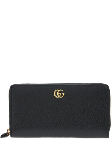 Cartera De Piel Con Cremallera Alrededor - GUCCI - Modalova