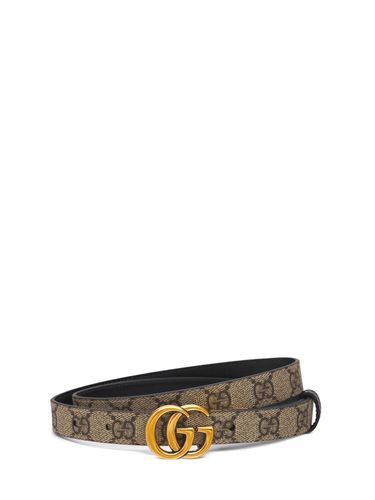 Ci´nturón Gg Marmont Reversible De Piel - GUCCI - Modalova