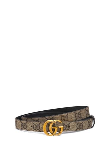 Cintura Reversibile Gg Marmont In Pelle - GUCCI - Modalova