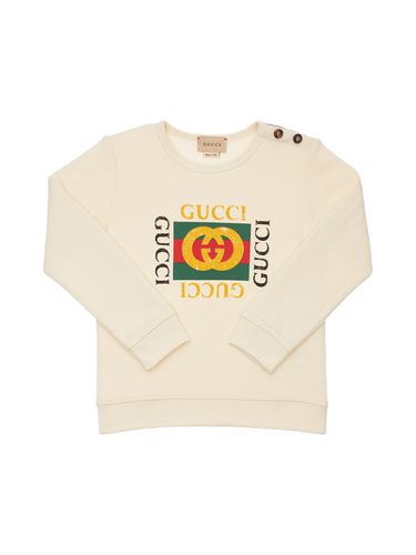 Sudadera De Algodón - GUCCI - Modalova