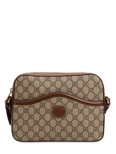 Bolso Messenger Con G Entrelazada - GUCCI - Modalova