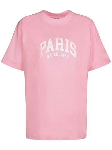 Camiseta Maison Racing De Algodón Estampada - BALENCIAGA - Modalova