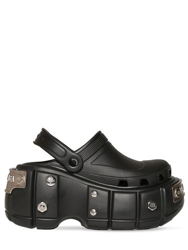 Mm Hardcrocs Rubber Wedge Mules - BALENCIAGA - Modalova