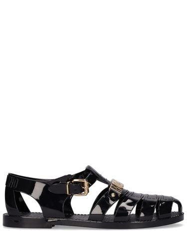 Logo Pvc Sandals - MOSCHINO - Modalova