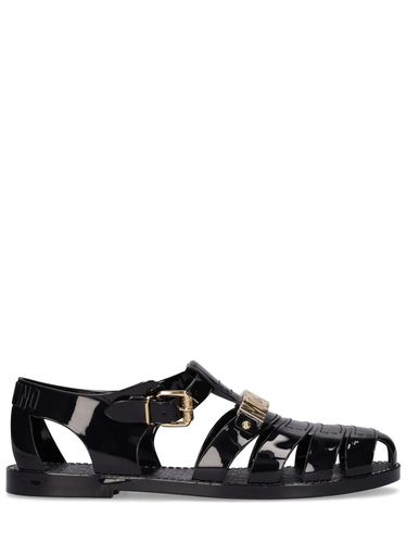 Sandalias De Pvc Con Logo - MOSCHINO - Modalova