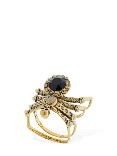 Anello Spider In Ottone - ALEXANDER MCQUEEN - Modalova