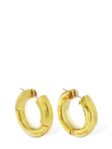 Lucent Swarovski Hoop Earrings - SWAROVSKI - Modalova