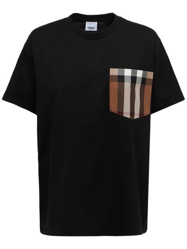 Camiseta De Algodón - BURBERRY - Modalova