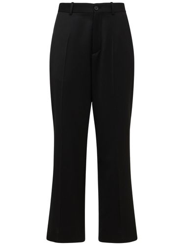 Pantaloni Cropped In Lana - BALENCIAGA - Modalova