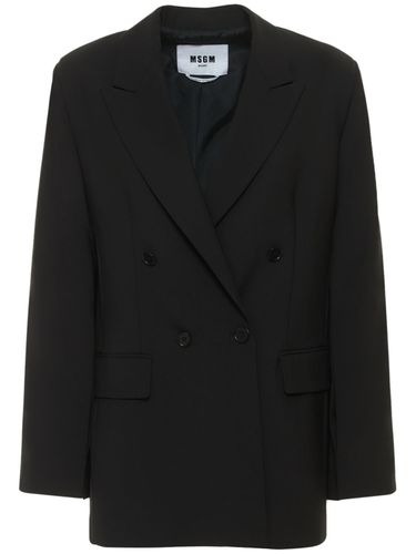 Blazer Sartoriale In Lana - MSGM - Modalova