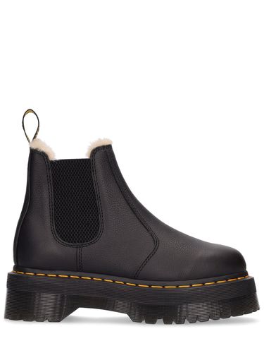 Mm Hohe Chelseastiefel Aus Leder "2976 Quad" - DR.MARTENS - Modalova