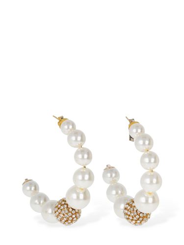 Bucaneve Imitation Pearl Hoop Earrings - ROSANTICA - Modalova