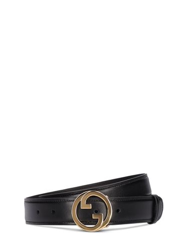 Cm New Blondie Leather Belt - GUCCI - Modalova