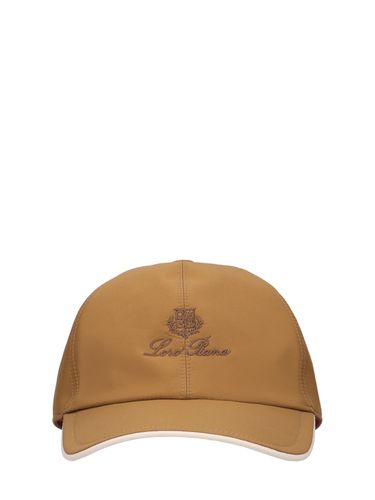 Gorra Con Logo Bordado - LORO PIANA - Modalova