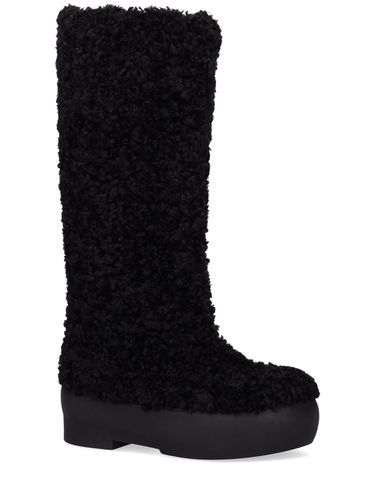 Mm Faux Shearling Snow Boots - GIA BORGHINI - Modalova