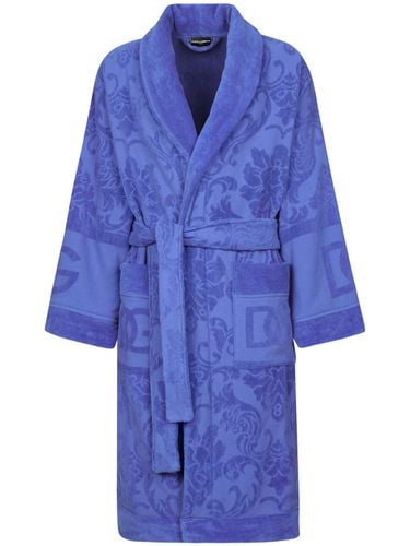 Jacquard Bathrobe - DOLCE & GABBANA - Modalova