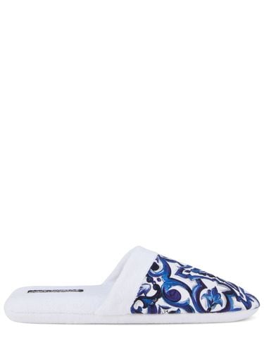 Blu Mediterraneo Slippers - DOLCE & GABBANA - Modalova