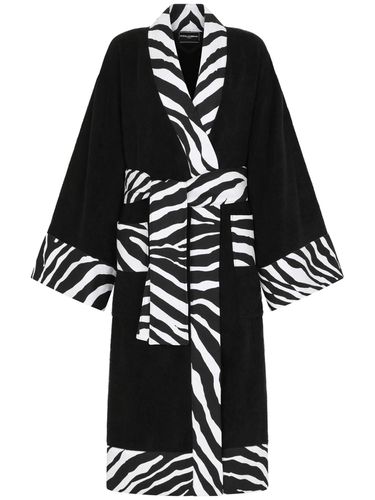 Accappatoio Zebra - DOLCE & GABBANA - Modalova