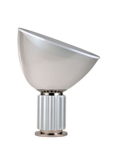 Lampada Da Tavolo Piccola Taccia Silver A Led - FLOS - Modalova