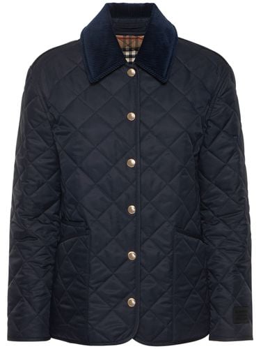 Steppjacke Aus Nylon „dranefeld“ - BURBERRY - Modalova