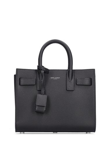 Bolso Nano Sac De Jour De Piel Con Asas - SAINT LAURENT - Modalova